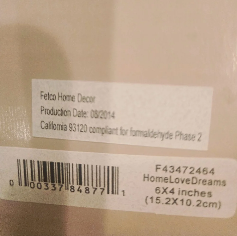 New! Fetco Home Decor Distressed Picture Frame